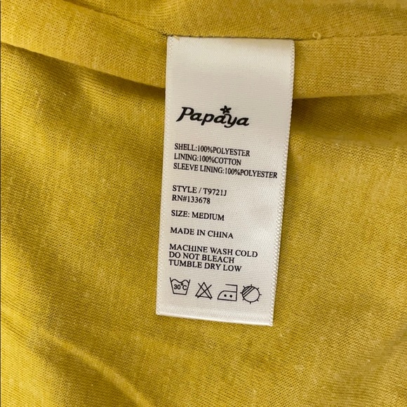 Papaya Windbreaker Jacket w/ Jersey Lining - Picture 3 of 4